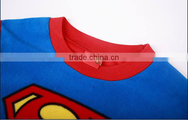 super man pajamas super soft fleece sleeping wear
