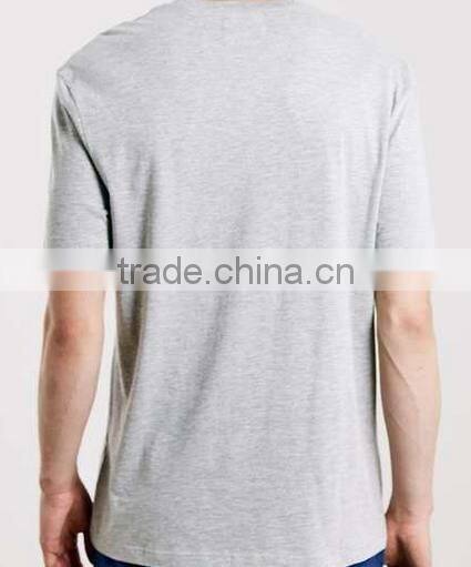 Blue Slim Foil Print T-Shirt