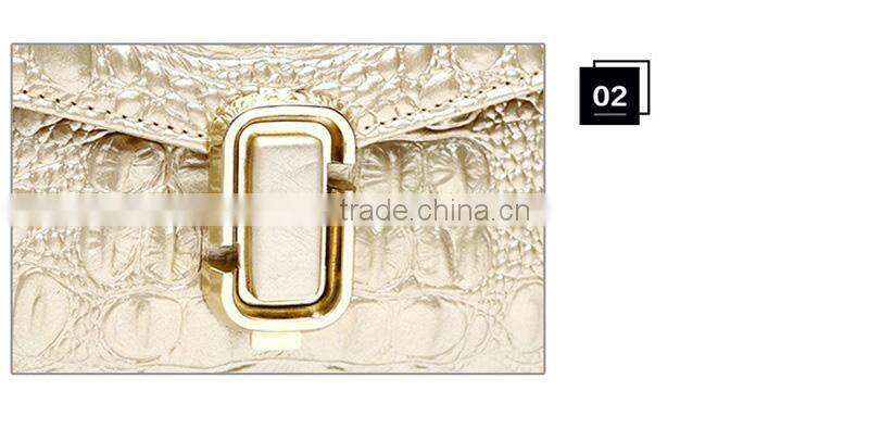 Hotsale Fashion Women Ladies Clutch Evening Bag With Chain Strap Genuine Leather Women Purse