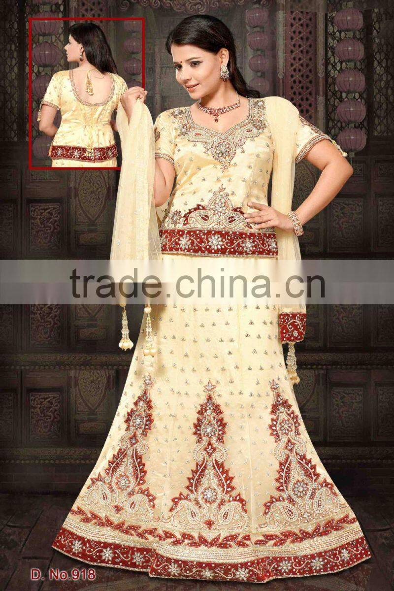 Semi Bridal Lehenga