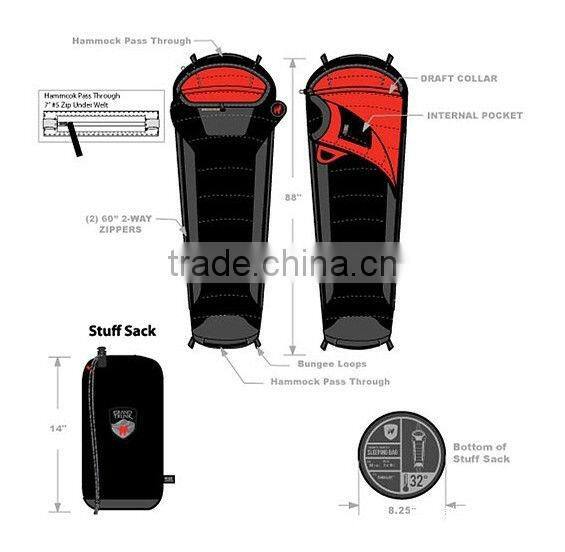 2013 new design hammock sleeping bag