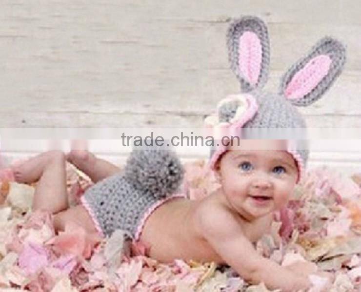 New Design Monster Animal Wool Handmade Photo Props Winter Crochet Baby Hat