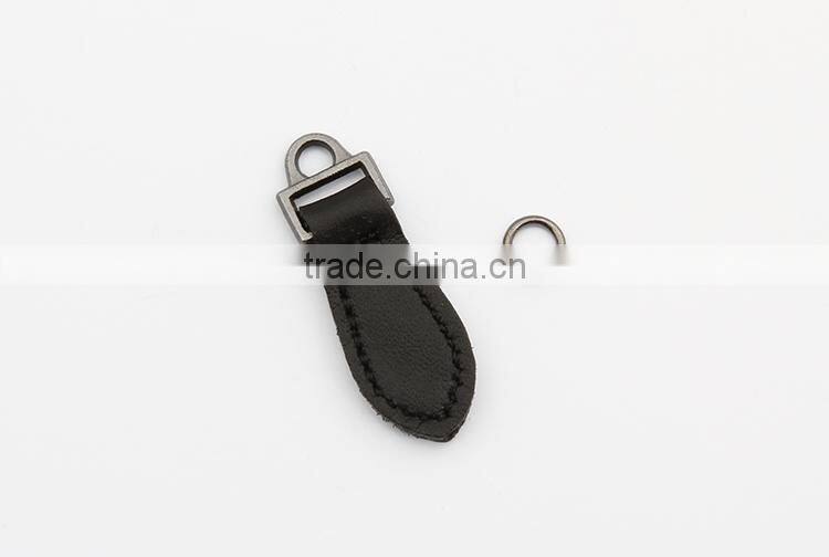2015 New Mold Leather Zipper Pullers For Garments