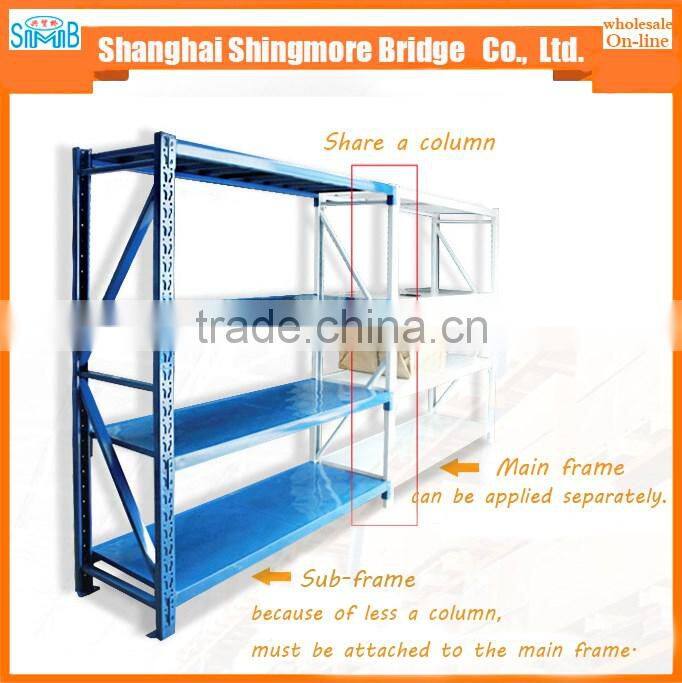 cheap wholesale high quality steel warehouse shelf for storage