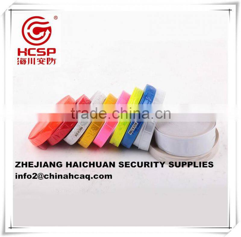 3cm Colorful reflective lattice belt for garment