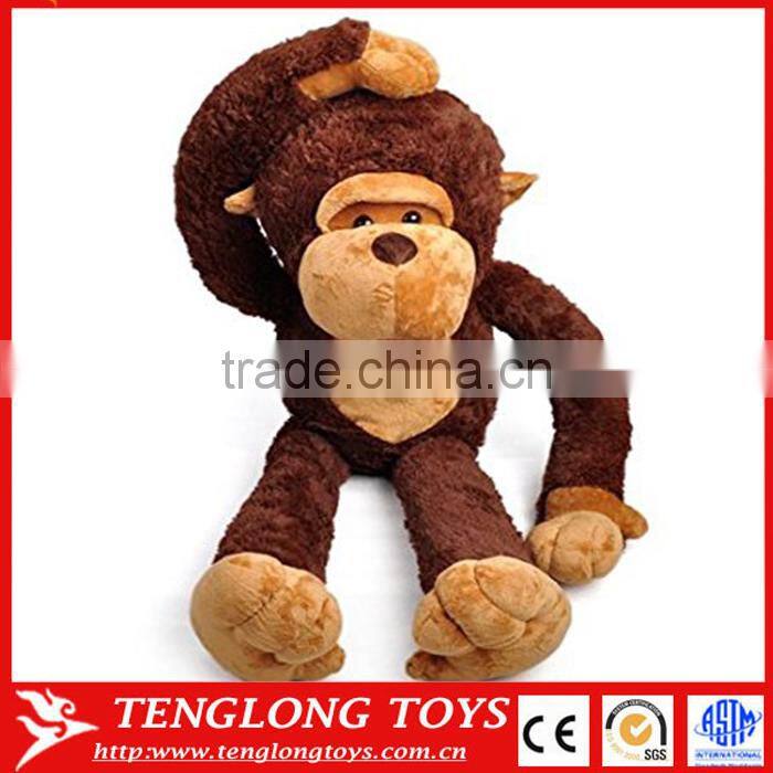 Factory Supply Plush Stuffed Soft Wild Animal Monkey Toy For Children