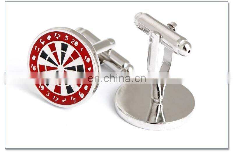 Dart Board Cuff link Funny Cheap Shirt Cufflinks Men