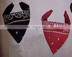 bandana, custom polyester cotton