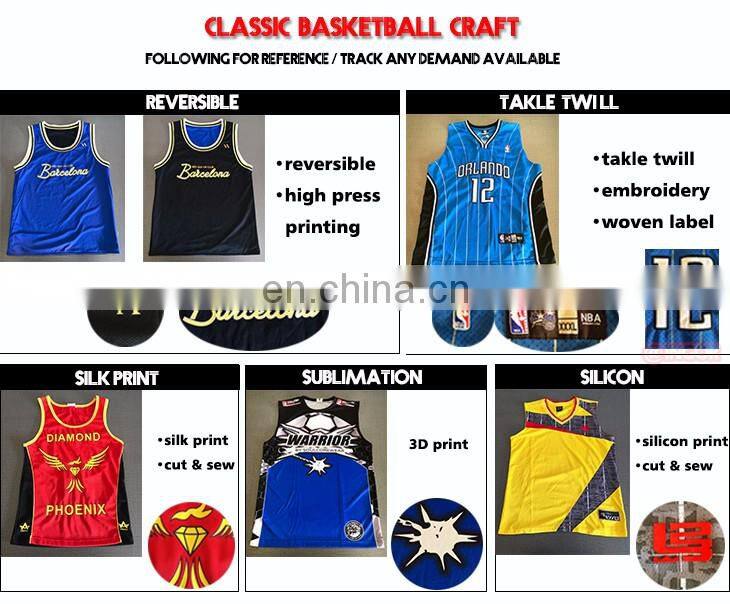 2016 new design basketball jersey uniform OEM service