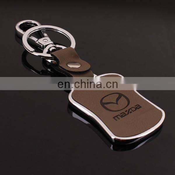 Factory custom leather keychain