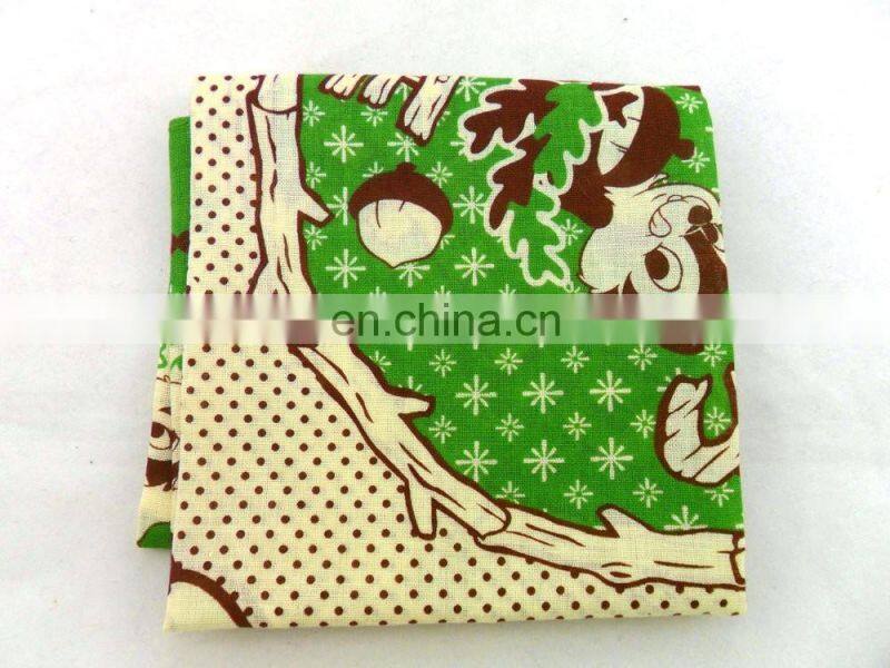 custom high quality promotional cotton red printing bandana