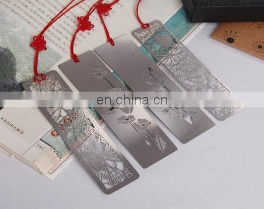 stainless iron bookmarks for gift promotion