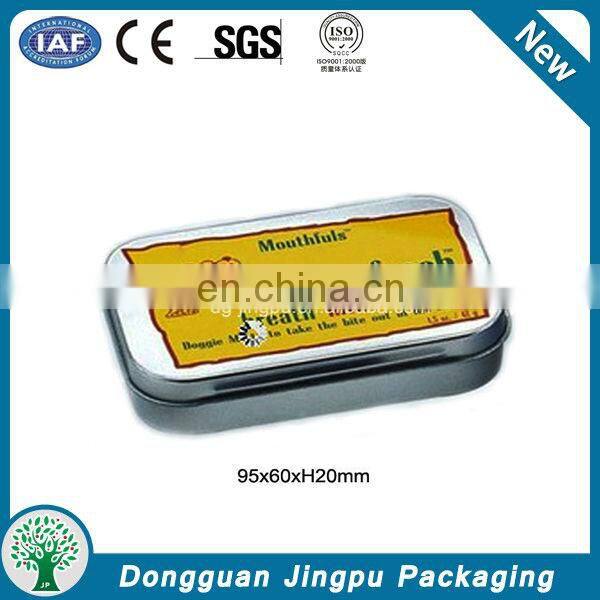 Custom printed tin gift box for pendrive packaging