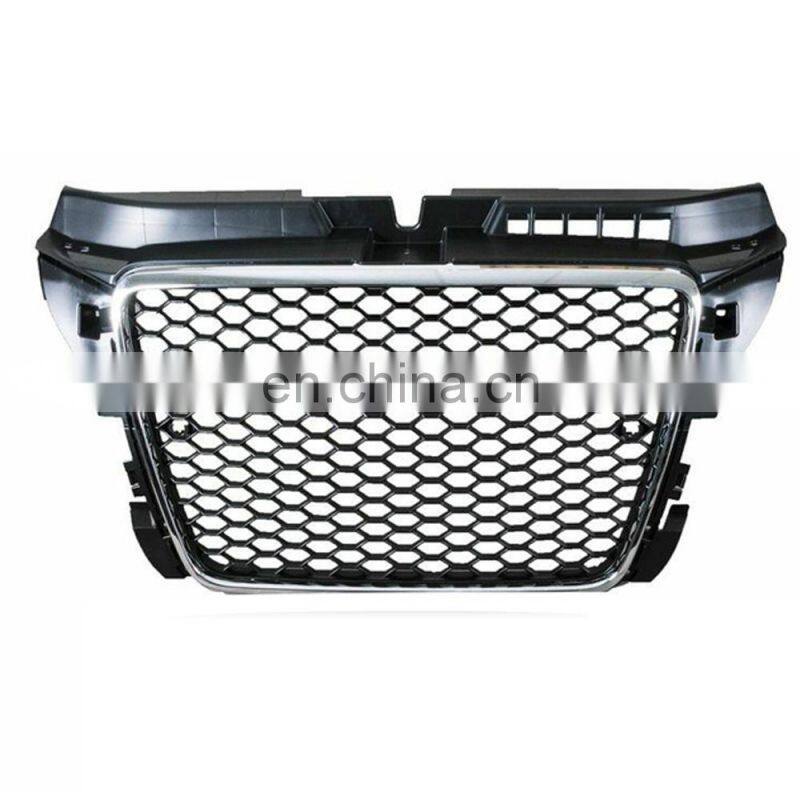 Front Grille Honeycomb Mesh Upper Grill 2009 2010 2011 2012 2013 For Audi A3 RS3