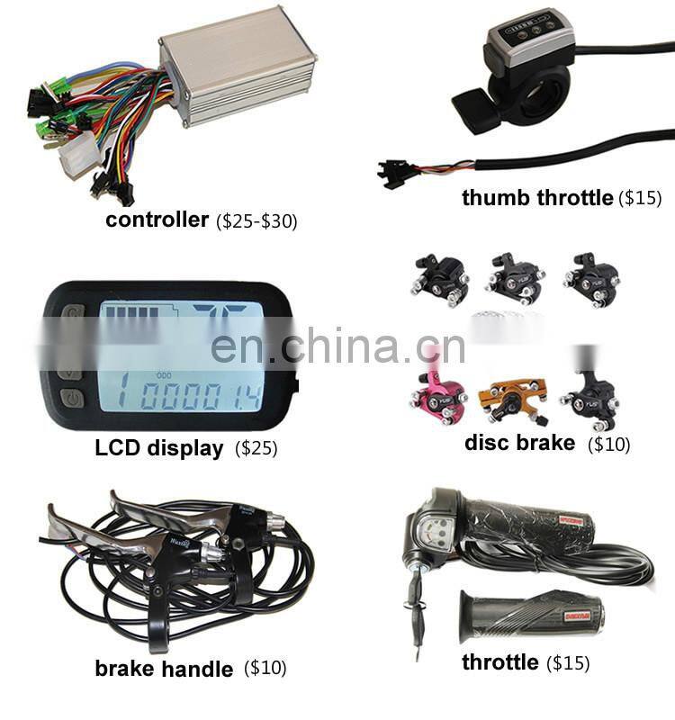 12 inch conversion kit 36V 400W electric bicycle wheel hub motor with accessories