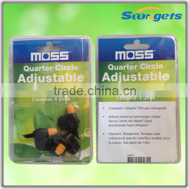 Half Circle Adjustable Jet Sprays