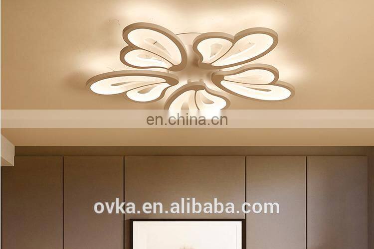 Creative butterfly model acrylic LED ceiling light for home