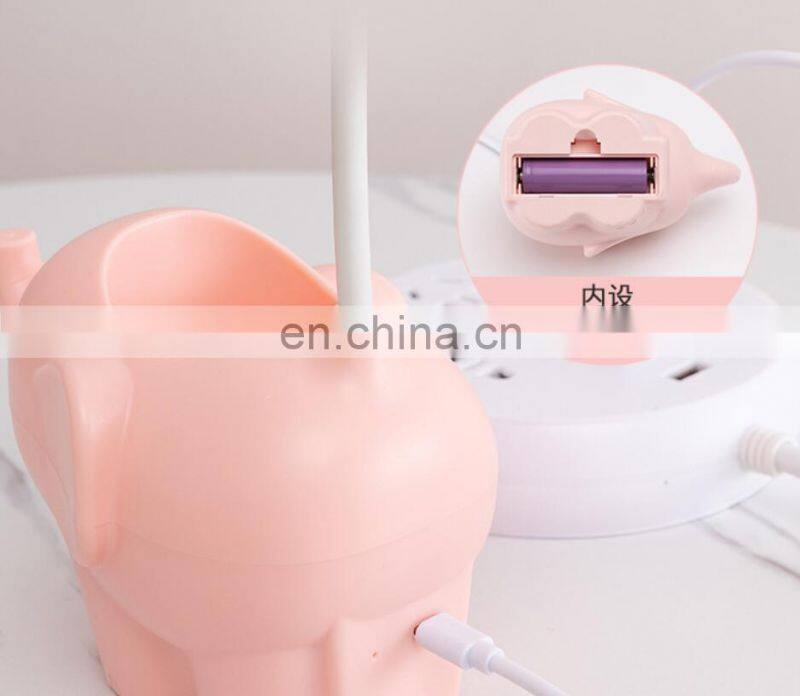 2020 Amazon 3 modes dimmable usb charging wireless LED desk lamps for kids study reading