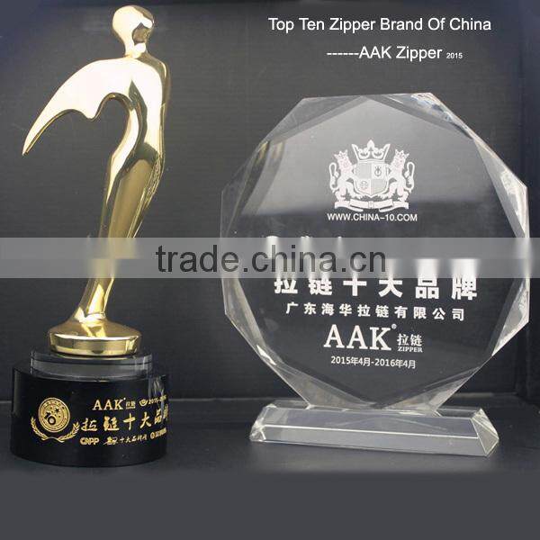 3# delrin open end double puller metal garment accessories mens shirts zippers