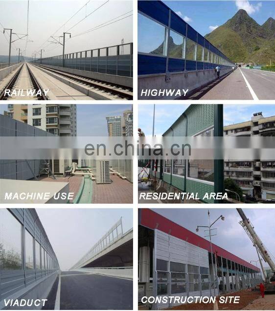 high quality highway noise barrier Outdoor FRP Sound Barrier Noise Reduction Mat