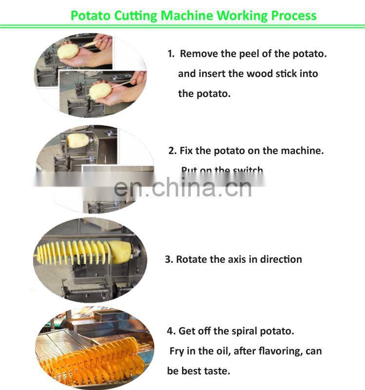 Best Quality Popular Twist Potato Spiral Cutter Machine/Tornado Twist Machine for Batata