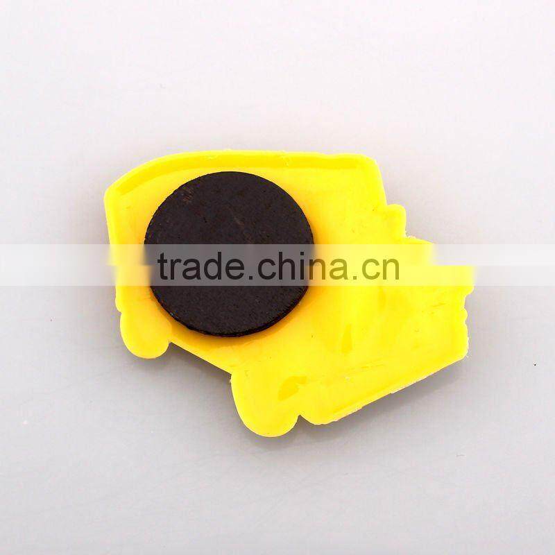 Car shape soft pvc fridge magnet