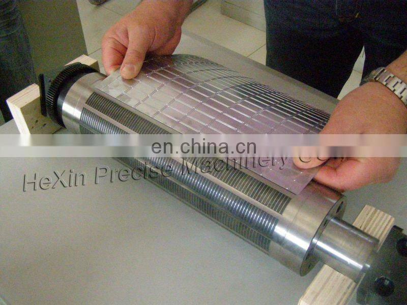 Rotary die cutting machine for blank label