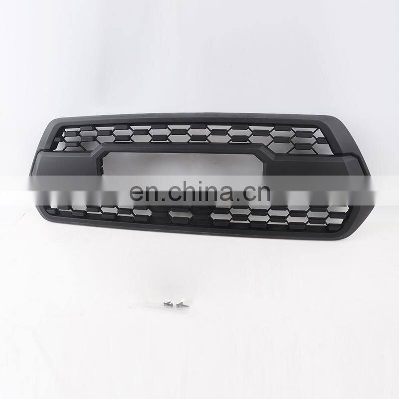 2020 Standard front Bumper ABS grille for Tacoma 2016 with letter suv parts mesh grille for Tacoma