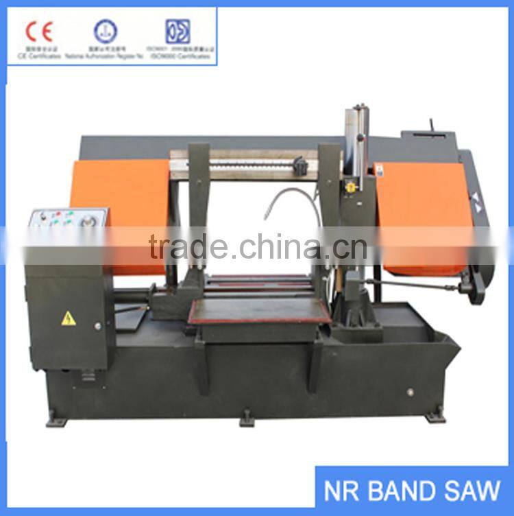 GZ4260 Double Column Hydraulic horizontal metal cut band saw machine metal strip cutter