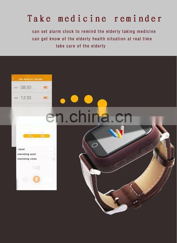 Elderly GPS watch trakers with phone and camera Q60