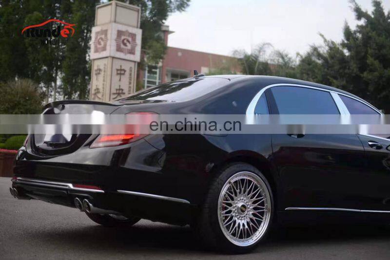 Runde High Quality PP Material Auto Car Body Parts BARBS B900 Style Body Kits For 2018-2020 Mercedes-Benz W222 S63 S65 body kit