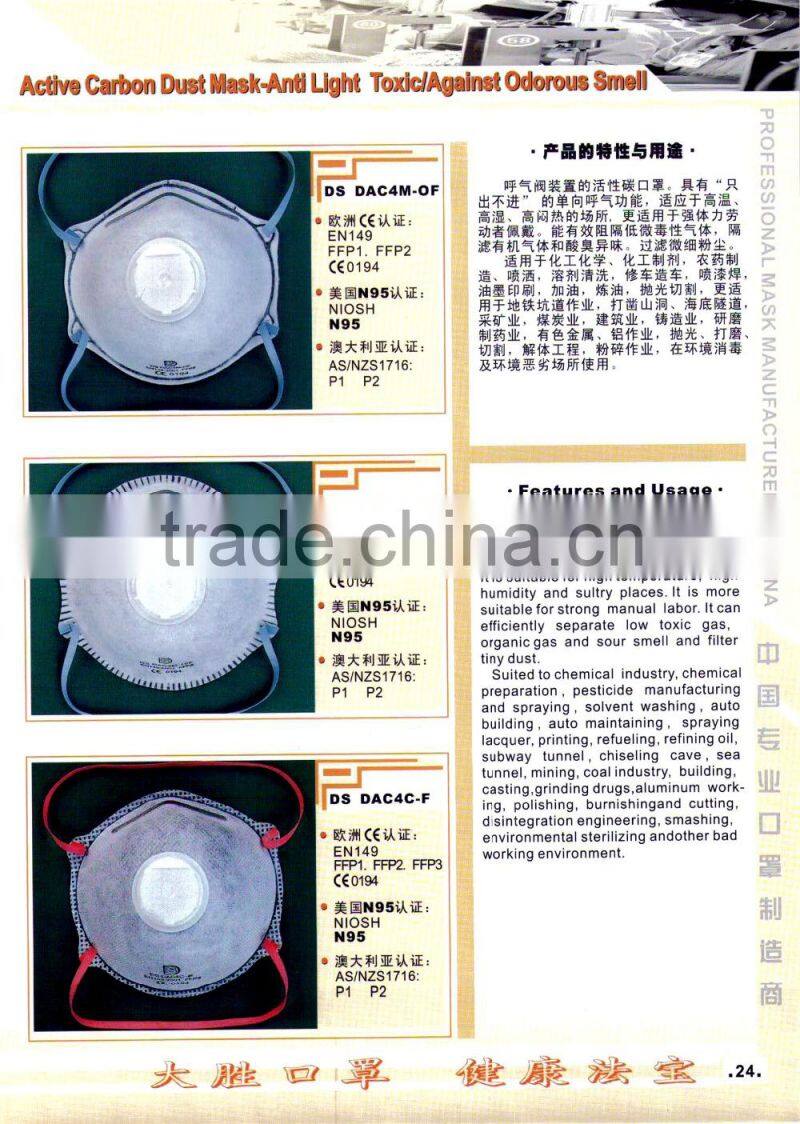 Net Surface Dust Mask DS DAC4N, APRROVED BY NR, GOGGLE, N95, N99, FDA , AS/NZS1716