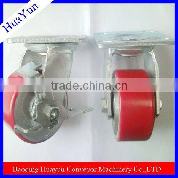 conveyor unit part heavy duty caster wheels for types of conveyor belts