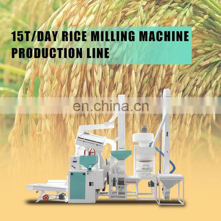 lower price 15T per day complete set rice milling equipment with destoner