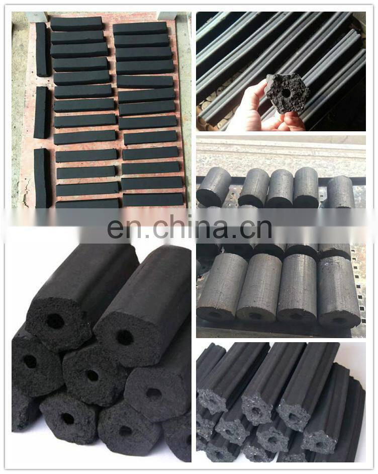 hexagonal square biochar briquette machine in Thailand