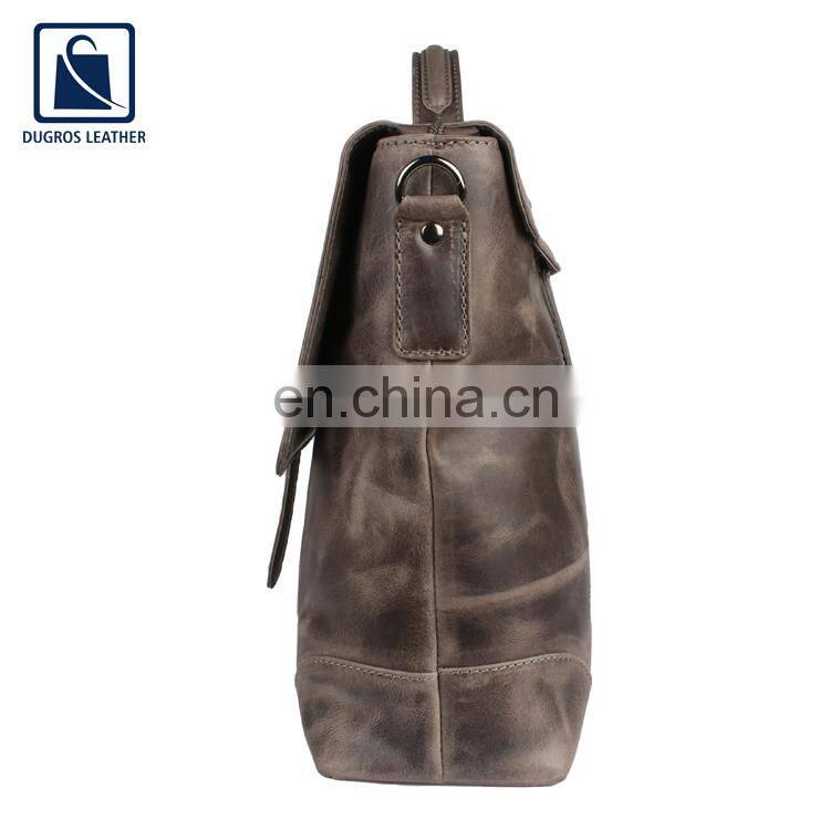 Manufacturer of High Quality Best Selling Wholesale Stylish and Elegant Look Genuine Leather Laptop Bag at Low Price