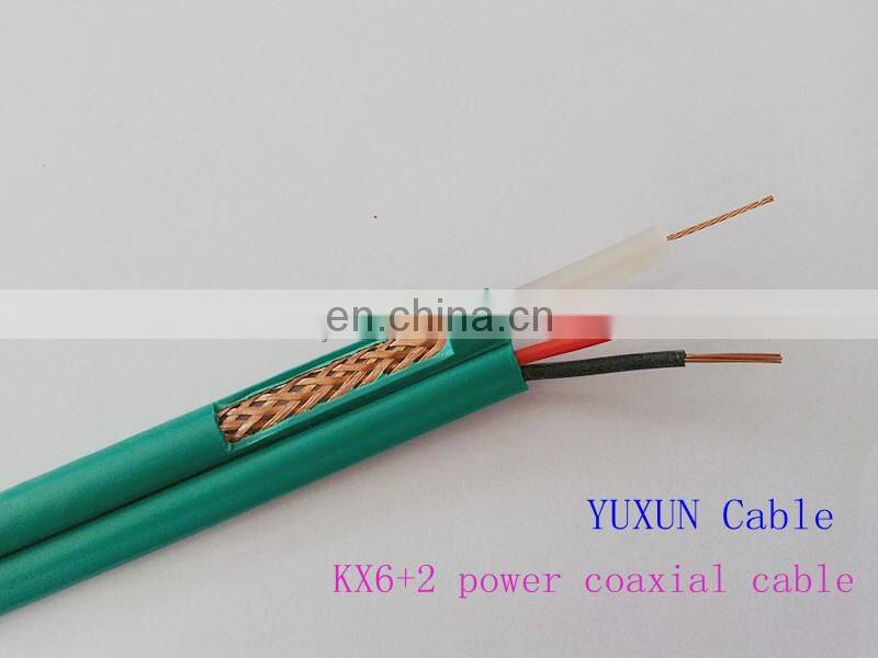 YUXUN RG59 KX6 KX7 CCTV Cable Coaxial For Camera Surveillance