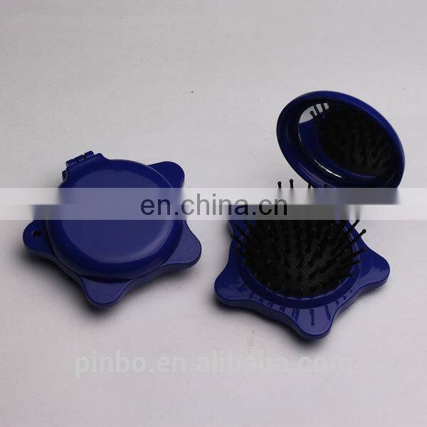 Custom Hair Brush Pop Star Shaped Mirror