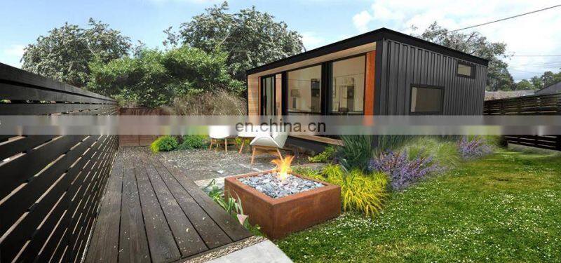 Steel frame building prefab house expandable Shipping Container House