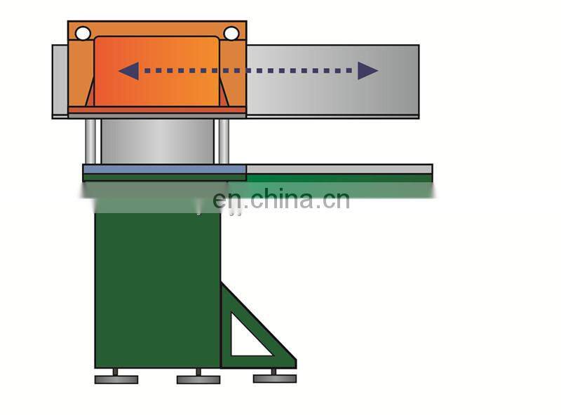 High Tech Fabric, Foam, Leather Receding Head Beam Cutting Press