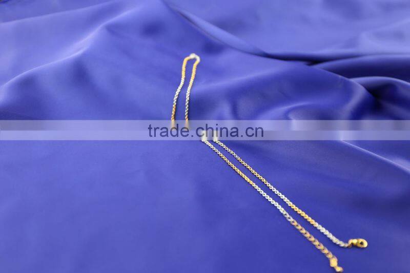 2015 summer popular gold and rhodium plated thin chain jewelry