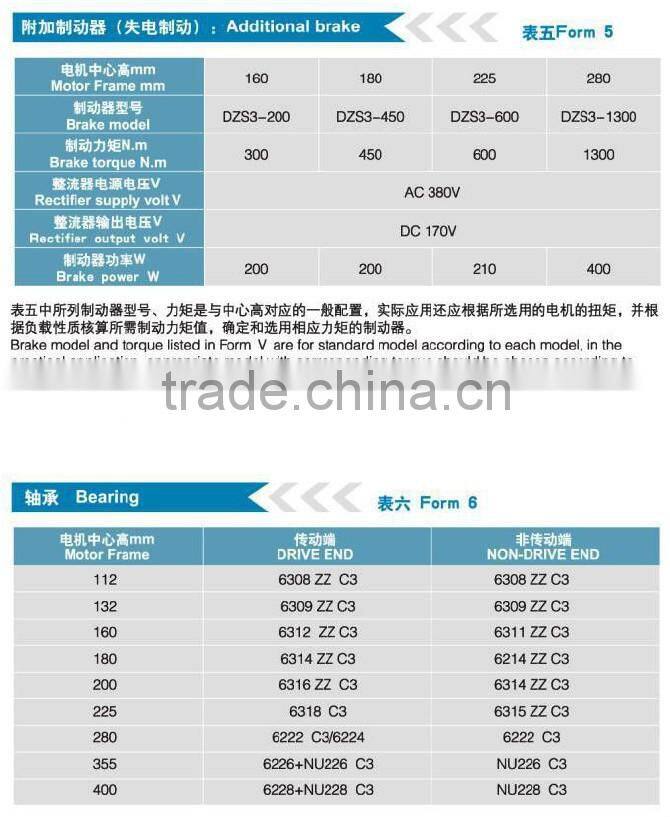 tubular motor Motor outboard motor DC Motor Y Series 6KV Squirrel Cage High Voltage three phase asynchronous motor (355-630)mm)