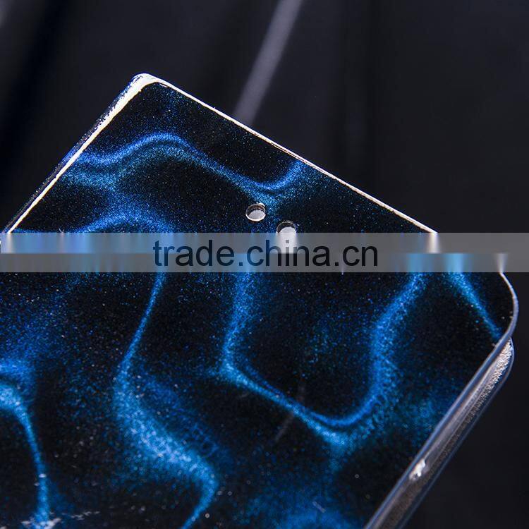 3D pattern wallet case style PU leather smartphone case for iphone 6