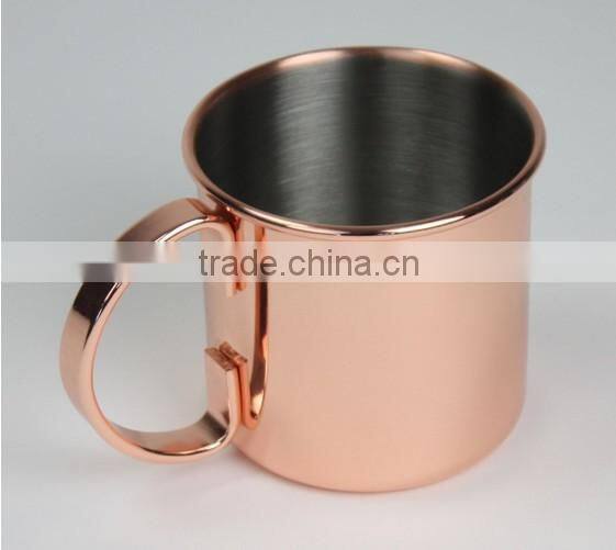 FDA Moscow Mule Copper Mug 16 Once Four Pack - Set of 4