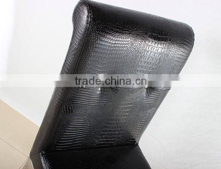 black simple style dining chair
