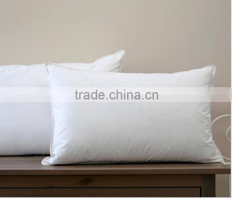 Home bedding sleeping cheap white plain duck down pillow