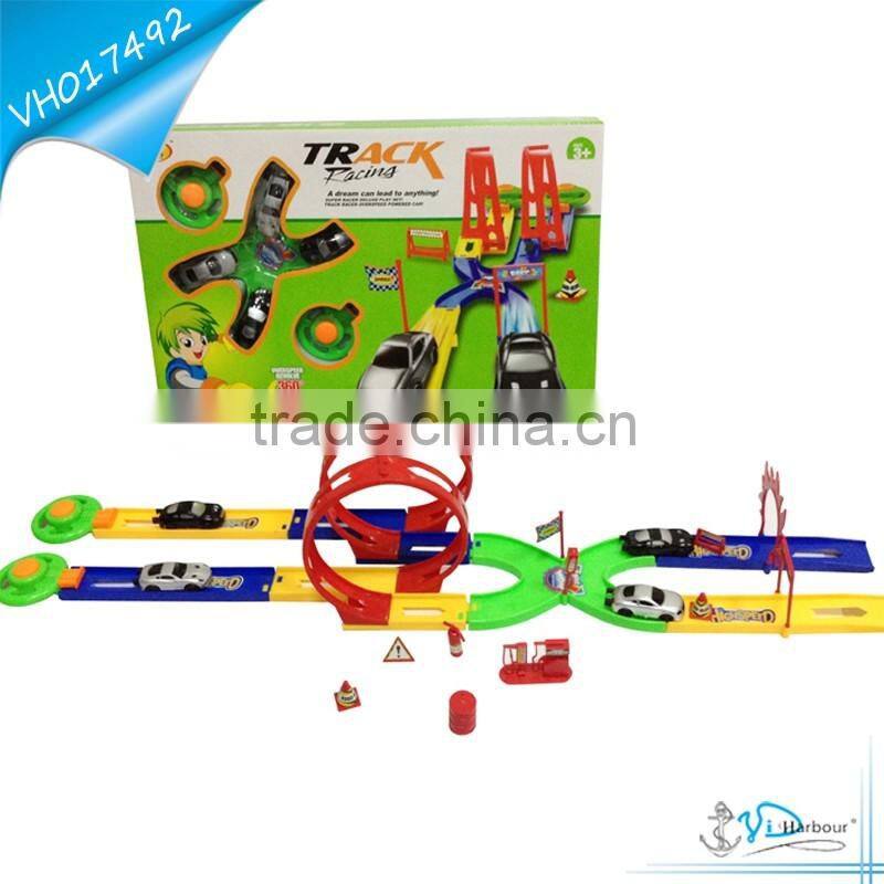 Hot Sellling New Design Plastic Slot Car Track Toys Sets