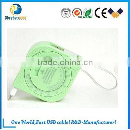 The hottest product scale BMI Multi-function 2 in 1 usb cable for iphone and Android phone