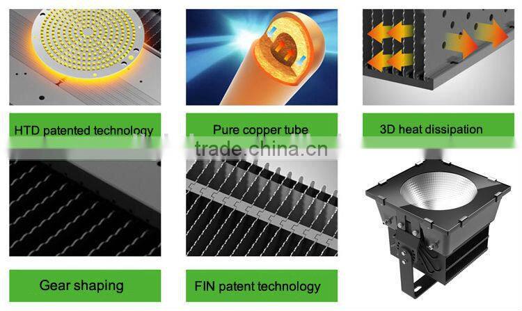 2014 new design factory direct sale led flood light 500w meanwell ip65