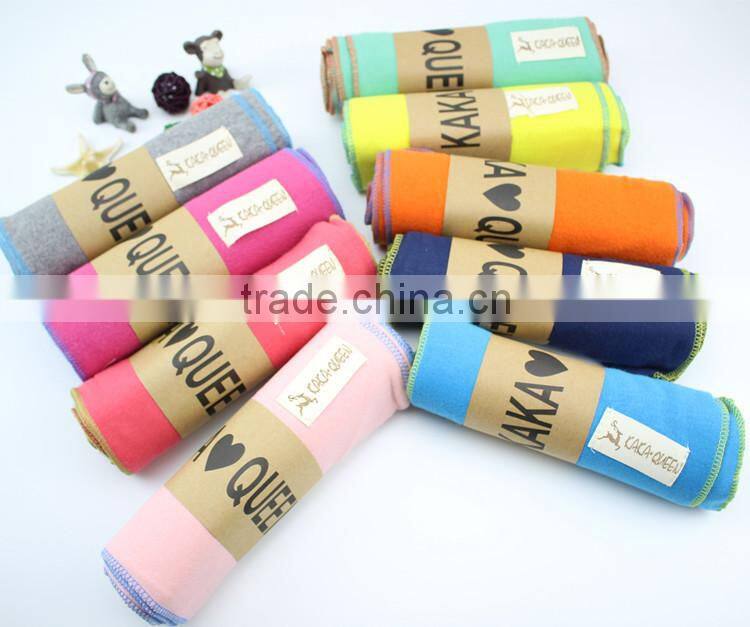 Hot Selling Cute Lovely Plain Cotton Candy Color Boys Girls Fashion Baby Scarf